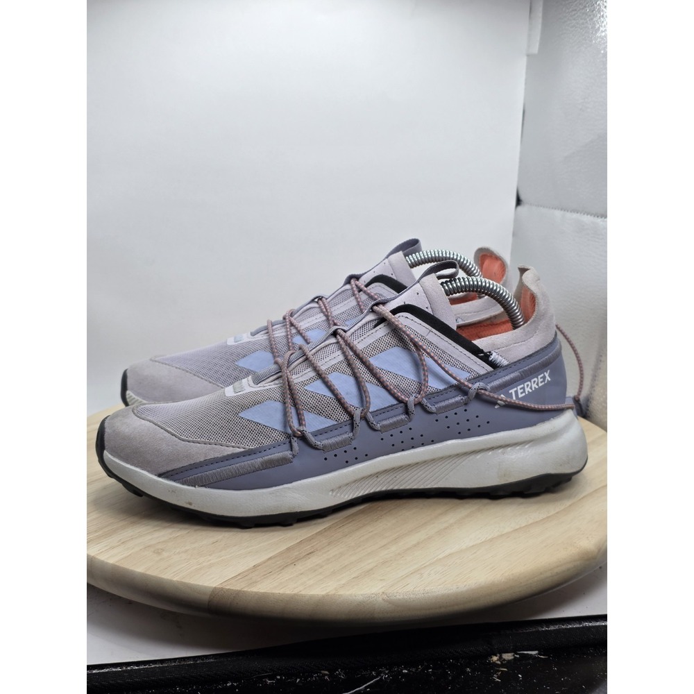 Women's Size 9- Adidas Terrex Voyager 21 Purple Blue Outdoor Hiking Shoes HQ0945